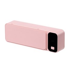 전동 살균기 펀치없는 챔버 UV 살균 형 자외선 칫솔 벽걸이, pink, 1개