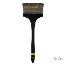 화홍 백붓 132 6호 전문가용 납작 미술붓 페인팅 유화 아크릴 100mm 1개입