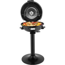 검정색 실내/실외 전기 그릴 휴대용 바비큐 야외용 스탠드형 그릴야외 바베큐 바비큐 및 소규모 공간용 -, 검정색 실내/실외 전기 그릴, 휴대용 바비큐, 야외용