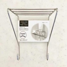 매니 일본 욕실 화장실 주방 스텐 수건걸이 틈새 선반 수납 무타공 정리대, 매니-중형, 1개