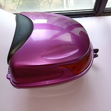 짐받이 바구니 작은 전원 자전거 꼬리 상자 전기 자동차, 타입2 보라색, 1개