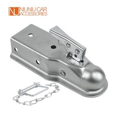 2X3 인치 5000 Lbs 트레일러 커플러 히치 볼 링 스트레이트 혀 RV 부품 캠핑카 캐러밴 액세서리, 견인고리 2X3인치 5000 Lbs 트레일러 히치 볼, 1개