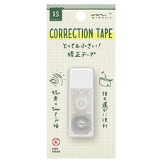 미도리 톳테모 치이사이 수정테이프 XS 5mm x 4.2m, 화이트, 1개