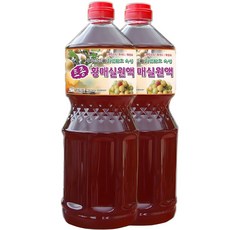 하동 매실원액 토종 황매실원액 매실청 매실액기스 매실액 1.8Lx2개, 1.8L, 2개