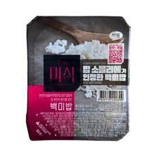 더미식 백미밥, 210g, 18개