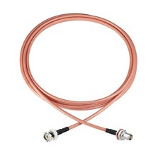 Eightwood BNC 암 벌크헤드 - 수 RG400 동축 연장 케이블 2.9m(9.8피트) CB 아마추어 VHF UHF 햄 라디오 스캐너 안테나 오실로스코프 무선 마이