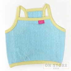 [ON디자인] 니트나시 블루 L 강아지쿨나시