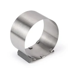 조절 가능한 원형 케이크 링 금형 개폐식 무스 케이크 링 스테인레스 스틸 원형 베이킹 링 케이크 도구 189, Small 6-10cm, 2)Adjustable cake ring