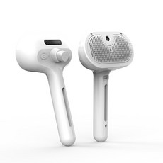 芋仔本舖 寵物噴霧梳 按摩清潔 一鍵除毛, 1個, 寵物噴霧梳【白色】