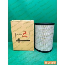 (汽車零件專家)五十鈴 一路發 6KHK1 18.5 六期車 GE-3802 外芯 濾芯 空氣芯 空氣濾芯 空氣濾清器, 1個