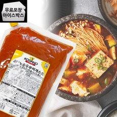 제이케이푸드 코다노 순두부찌개소스 2kg 양념장 만능소스 찌개 국물 맛내기 업소용 대용량, 5개