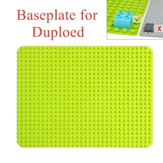 큰벽돌 밑판 크기 빌딩 블록 바닥 장난감 DIY 겹친 크리스마스 부활절 선물 2432 도트, 04 Light green