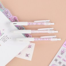에스더버니 클립볼펜 단색펜 0.35mm (3 option), 천사 (P_EB_018), 천사 (P_EB_018)