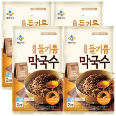 (냉장)[CJ제일제당]들기름막국수2인분, 356g, 4개