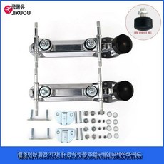 인라인 스케이트 쿼드 교체 롤러 플레이트 더비 장착, 1개, 알루미늄 프레임 대형 브레이크 헤드