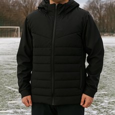 66inch 남성 축구 풋살 러닝 후드 패딩 바람막이 점퍼