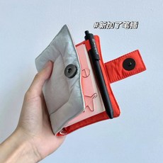 블루 패브릭 바인더 A7 M5 A5 다이어리 생활 그린 커버 현인더 미니 A6, O. 투명 격자 0개