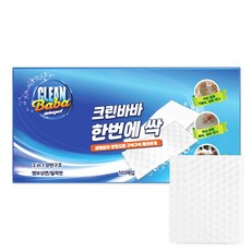 크린바바 한번에 싹 매직시트, 100개