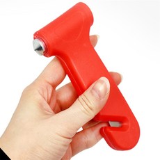 비상탈출망치 차량탈출도구 비상용망치 자동차유리깨기, 1개