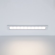원하 DS 에코 자스민 멀티 10구 LED 20W 플리커프리 사각 매입등, 화이트 + 전구색, 1개