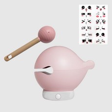 木魚夜燈 敲敲木魚夜燈 拍拍夜燈 創意禮物 生日禮物, 小木魚夜燈(粉色)