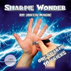 808 MAGIC 魔術道具 Sharpie Wonder (Sharpie幻想曲)，近距離互動魔術，簡單易學，瞬間創造奇蹟, 1個