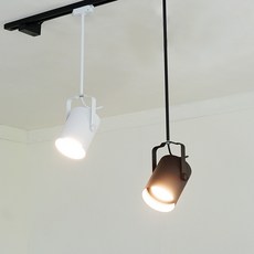 엘포스 레일조명 원통 파이프 스포트 레일등 주방 매장 카페조명 (전구 레일부속 별도구매), YD 화이트 500mm, 1개, YD화이트 500mm