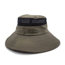 사각마켓 여름 등산 낚시 사파리 벙거지 모자, 베이지