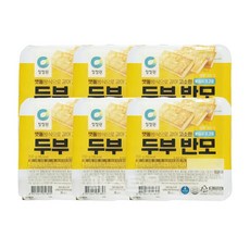 청정원 고소한 두부 반모, 6개, 200g