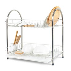 에스파스 디온 식기건조대 C형, 스테인레스, 1개, 2단