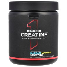 룰 원 프로틴 Rule One Proteins Charged 크레아틴 블루 래즈 레모네이드 270g9.52oz117886, 룰 원 프로틴 Rule One Proteins, Cha, 270g, 1개