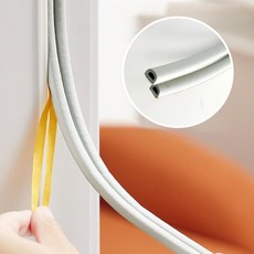 냉장고틈새막이 문고무 문틈새방음 방문냄새차단 창틀물막이 4mm 5M, 1개