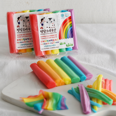 평창보배목장 무지개 찢어먹는 치즈 토스트 수제 스트링, 100g, 1개