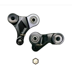 JXRacing 後避震後移座 適用 B8R車系 機車精品, 1個, 勁戰六代/水B,黑色