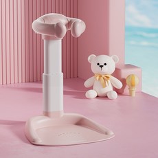 宝宝站立式洗澡架婴幼儿可调节洗浴神器家用卫生间儿童防滑洗澡架, 1個, 简约款-粉色:如圖所示