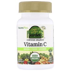 NaturesPlus 天然佳 無麩質維他命C素食膠囊, 1罐, 60顆