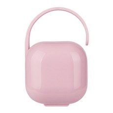 奶嘴盒 香草奶嘴收納盒 PP材質透明收納盒 固齒器收納, 1個, 粉色, 粉色