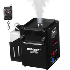 리모컨 및 DMX 컨트롤 타이머 기능이 있는 1500W 수직 안개 기계 - 무대 공연 할로윈 파티에 완벽합니다