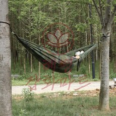 혜명잡화마트 초경량 캠핑 해먹 밀리터리