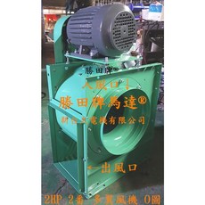 BBM20 勝田 2HP 2番 12吋 多翼式送風機 抽油煙機 抽風機 排風機 通風機 鼓風機 風鼓 風車 離心風機, 三相220/380V,打統編(必須告知), 1個