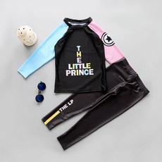 愛北鼻 兒童分體泳衣 2024新款中大童防曬泳衣 兄弟姊妹裝