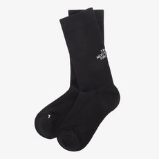 노스페이스 NORTHFACE 25 FW NY4MR54A 티앤에프 런 삭스 크루 472484, BLACK