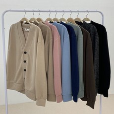 [다잇템] 여자 데일리 미니멀리즘 박시 남자 가디건