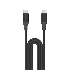 MOMAX 1-Link Flow CC X 60W USB-C to USB-C 充電線, 黑, 1個, 120mm