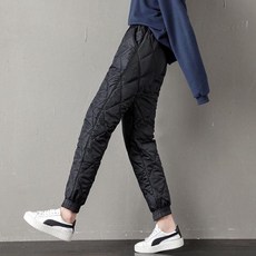 밴딩팬츠 여자 겨울 골프바지 패딩팬츠 허리 밴딩 발목 절개 689000EA (1EA)