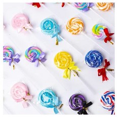 리본 롤리팝 고급 수제캔디 대용량 24입, 1개, 288g