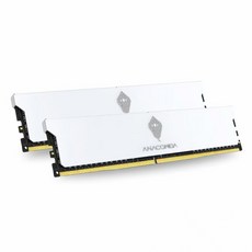 ANACOMDA 巨蟒 KingSnake DDR5 5600/6000/6400/7200 16GBx2 電競超頻桌機記憶體, 1個, 6000MHz, 白 32GB(16GBx2)CL38 1.35V