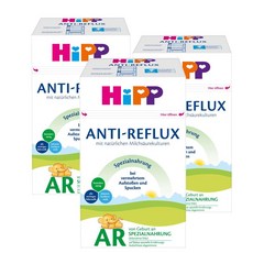 힙분유 특수분유 안티-리플럭스 역류방지 Hipp Special anti-reflux food, 600g, 3개