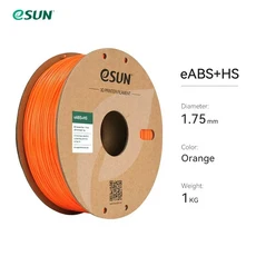 eSUN 고속 ABS+ 필라멘트 1.75mm 뛰어난 레이어 접착력 3D 프린터 스피디 플러스 출력용, 01  Mainland, 06 Orange