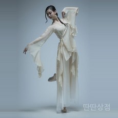 현대무용의상 워십복 공연의상 원피스 우아한 댄스복 공연복 쉬폰 풀치마 클래식 한국무용